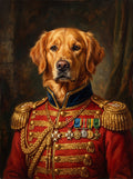 The General — custom pet portrait example