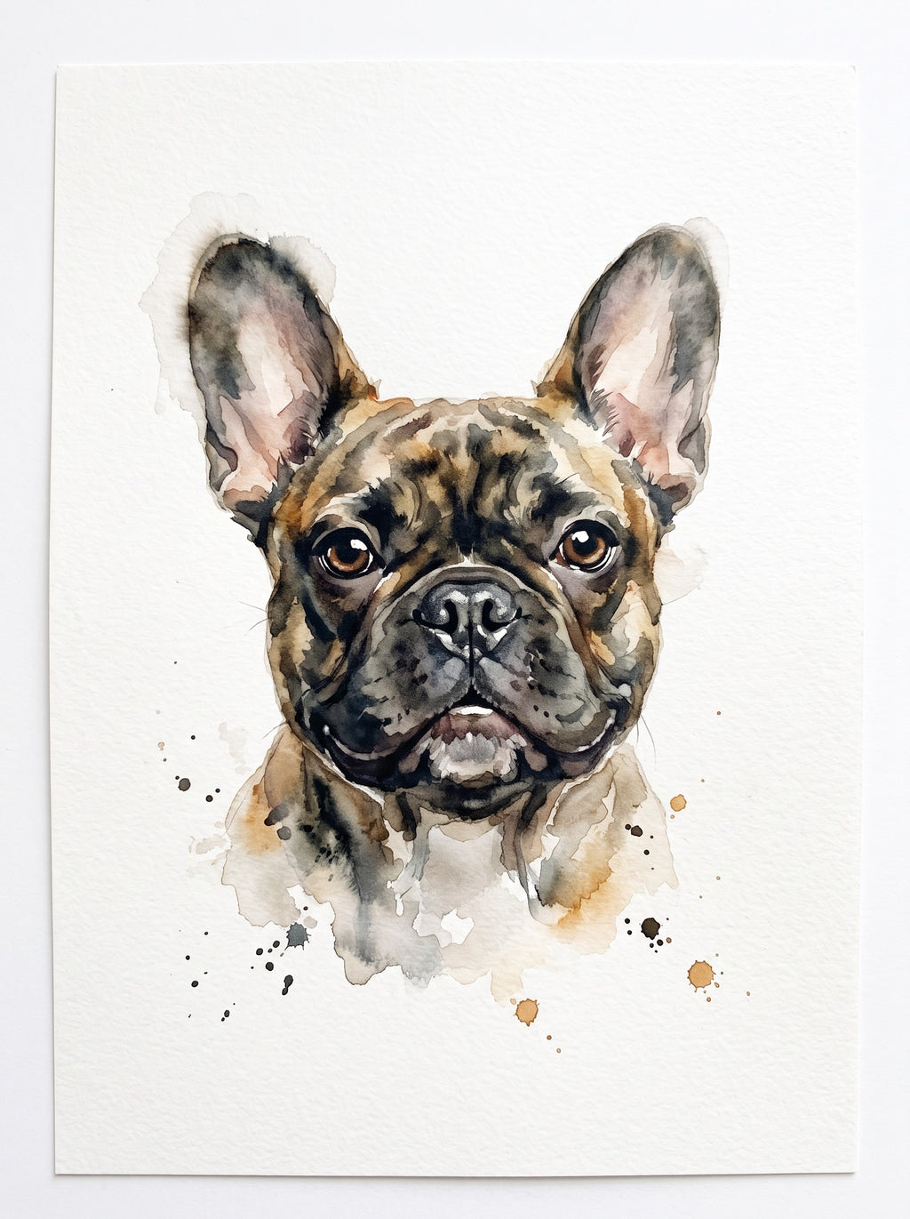 Watercolor — custom pet portrait example